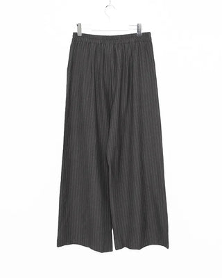 Striped wide-leg pants