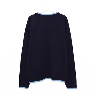 Bonjour Round Bicolor Knit
