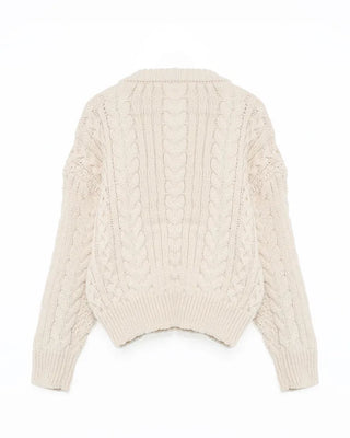 Cable Knit Crew Neck