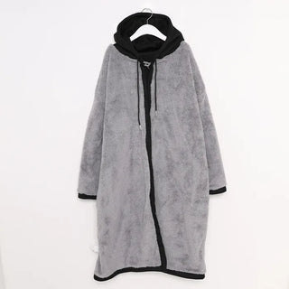 Hoodie Bomber Long Jacket