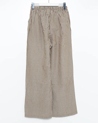 Striped linen ripple easy pants