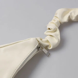 Shirring Strap Square Bag