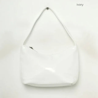 Enamel Shoulder Tote Bag