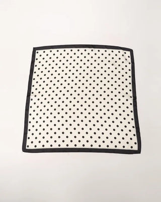 Monochrome Poika Dot Scarf