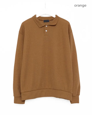 Two-button collar shirt