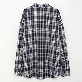 Oversized check shirt