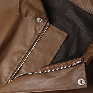 Oversized Leather Jumper