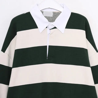 Unisex striped color sweatshirt