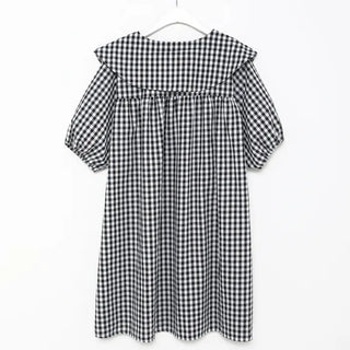 Color checkered mini dress