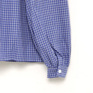 High-neck tie blouse