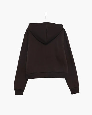 Snowflake Crop Hoodie