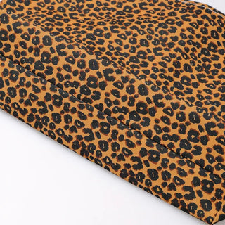 Leopard print shoulder bag