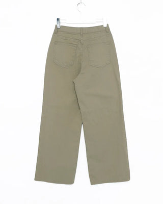 Waist bag, elastic waistband, cotton wide-leg pants
