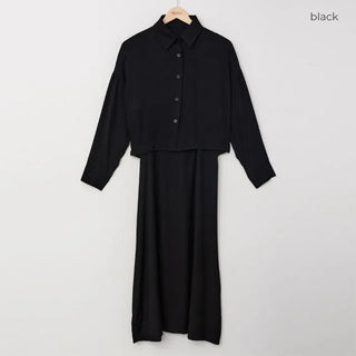 Basic dress and shirt set