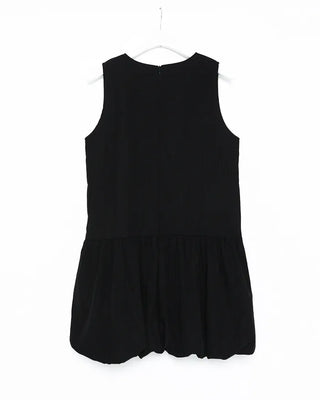 Balloon sleeveless midi dress