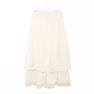Lace long skirt