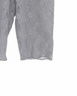 Waist frill lace half leggings