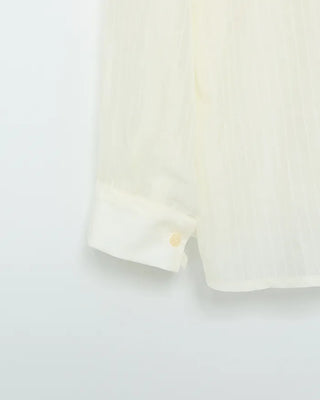 Pinstripe Loose Sheer Shirt