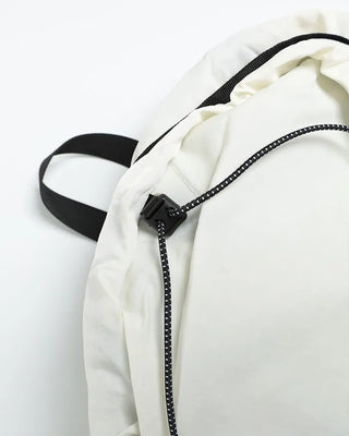 Nylon backpack with side pockets