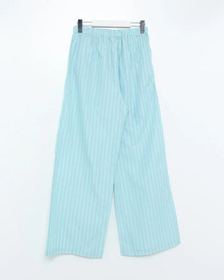 Wide striped easy pants