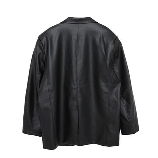 (Unisex) Daily Eco-Leather Single Jacket