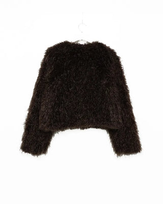 Fur short jacket