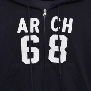 68 Patch Cropped Hoodie