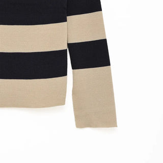 Boat neck knit