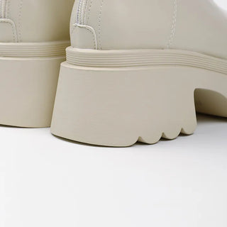 Slit-line platform boots
