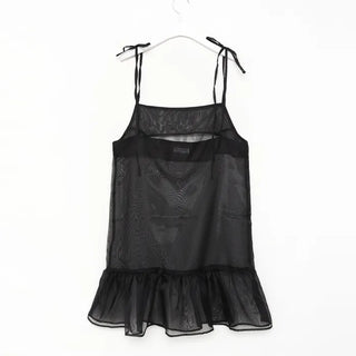 Layered sheer dress