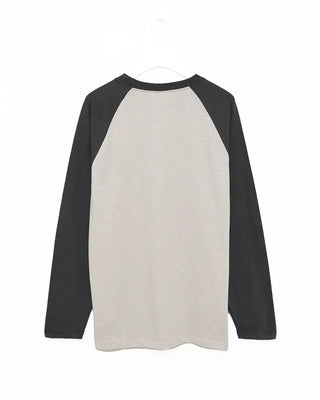 (Unisex) Raglan Sleeve Point Long Sleeve T-Shirt