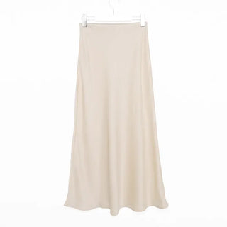 Satin Mermaid Line Long Skirt
