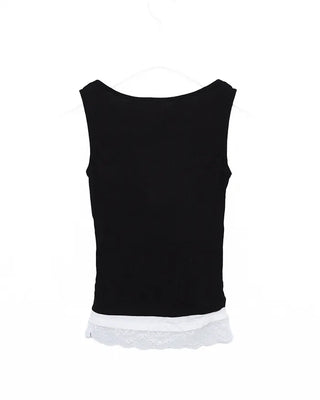 Layered Button Sleeveless