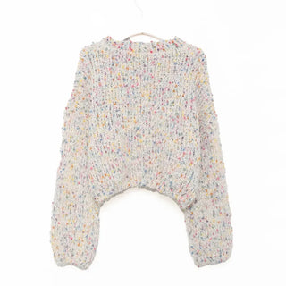 Colorful mixed-color knit