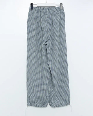 2-way hem check easy pants