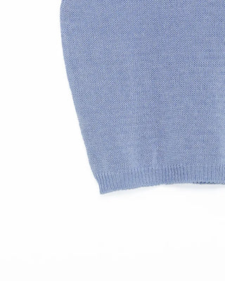 Boat neck sleeveless knit