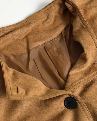 Suede short jacket