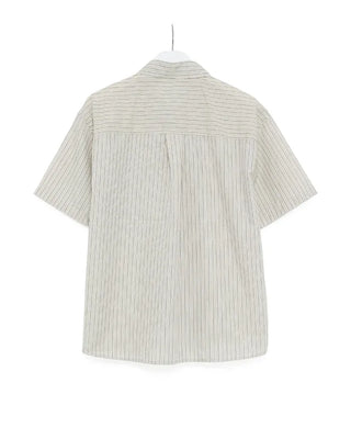Ethnic striped half shirt