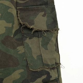 (Unisex) Camouflage Two-Pleat Pants