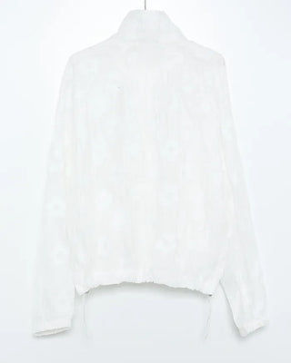 Flower Patch Jacquard Sheer Windbreaker