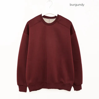 Brushed slit sweatshirt