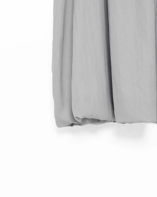 Drawstring pocket volume flared skirt