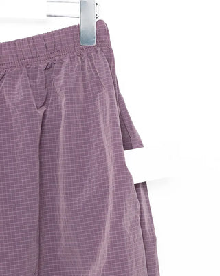 (Unisex) Nylon Check String Pants