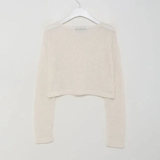 Sheer basic knit