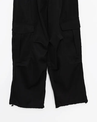 Cargo wide drawstring pants