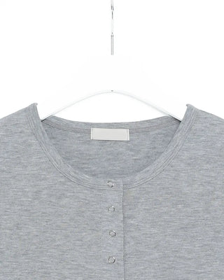 Snap Half-Open T-Shirt