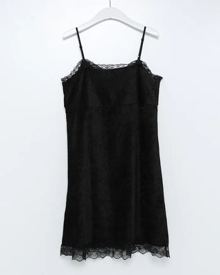 Lace layered bustier dress