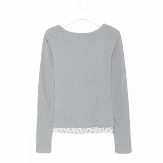 Flower Lace Double T-Shirt