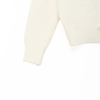 Ribbon Frill Collar Cardigan