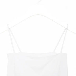 Square neck camisole with built-in cups